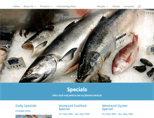 Tablet Screenshot of coastalseafoods.com
